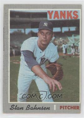 1970 Topps - [Base] #568 - Stan Bahnsen [Good to VG‑EX]