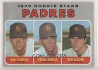 1970 Rookie Stars - Mike Corkins, Rafael Robles, Ron Slocum