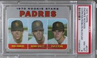 1970 Rookie Stars - Mike Corkins, Rafael Robles, Ron Slocum [PSA 8 NM…