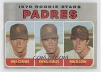 1970 Rookie Stars - Mike Corkins, Rafael Robles, Ron Slocum [Good to …