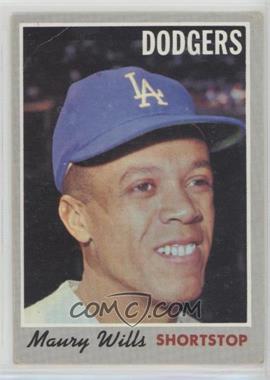 1970 Topps - [Base] #595 - Maury Wills [Good to VG‑EX]