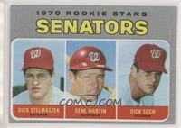 1970 Rookie Stars - Dick Stelmaszek, Gene Martin, Dick Such