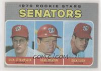 1970 Rookie Stars - Dick Stelmaszek, Gene Martin, Dick Such [Good to …