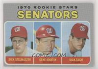 1970 Rookie Stars - Dick Stelmaszek, Gene Martin, Dick Such