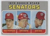 1970 Rookie Stars - Dick Stelmaszek, Gene Martin, Dick Such