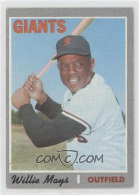 1970 Topps - [Base] #600 - Willie Mays [Good to VG‑EX]