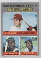 League Leaders - Pete Rose, Roberto Clemente, Cleon Jones [Good to VG…