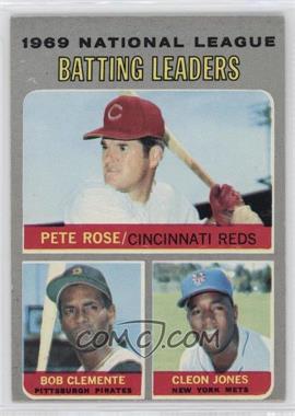 1970 Topps - [Base] #61 - League Leaders - Pete Rose, Roberto Clemente, Cleon Jones