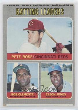 1970 Topps - [Base] #61 - League Leaders - Pete Rose, Roberto Clemente, Cleon Jones