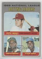 League Leaders - Pete Rose, Roberto Clemente, Cleon Jones [Good to VG…