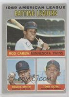 League Leaders - Rod Carew, Reggie Smith, Tony Oliva