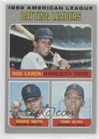 League Leaders - Rod Carew, Reggie Smith, Tony Oliva [Good to VG̴…