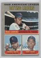 League Leaders - Rod Carew, Reggie Smith, Tony Oliva [Good to VG̴…