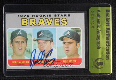1970 Topps - [Base] #621 - 1970 Rookie Stars - Mike McQueen, Darrell Evans, Rick Kester [BAS Authentic]
