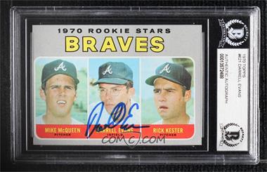 1970 Topps - [Base] #621 - 1970 Rookie Stars - Mike McQueen, Darrell Evans, Rick Kester [BAS BGS Authentic]