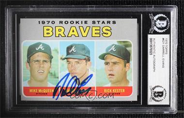 1970 Topps - [Base] #621 - 1970 Rookie Stars - Mike McQueen, Darrell Evans, Rick Kester [BAS BGS Authentic]