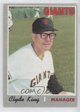 1970 Topps - [Base] #624 - Clyde King