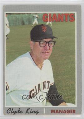 1970 Topps - [Base] #624 - Clyde King