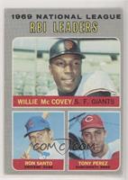 League Leaders - Willie McCovey, Ron Santo, Tony Perez