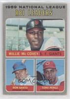 League Leaders - Willie McCovey, Ron Santo, Tony Perez