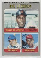 League Leaders - Willie McCovey, Ron Santo, Tony Perez