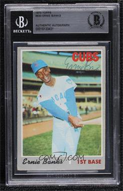 1970 Topps - [Base] #630 - Ernie Banks [BAS BGS Authentic]
