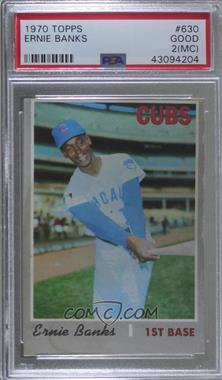 1970 Topps - [Base] #630 - Ernie Banks [PSA 2 GOOD (MC)]