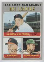 League Leaders - Boog Powell, Reggie Jackson, Harmon Killebrew