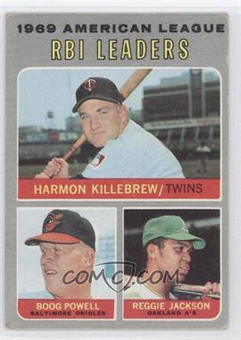 1970 Topps - [Base] #64 - League Leaders - Boog Powell, Reggie Jackson, Harmon Killebrew [Noted]