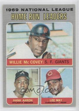 1970 Topps - [Base] #65 - League Leaders - Willie McCovey, Hank Aaron, Lee May