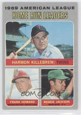 1970 Topps - [Base] #66 - League Leaders - Frank Howard, Reggie Jackson, Harmon Killebrew