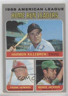 1970 Topps - [Base] #66 - League Leaders - Frank Howard, Reggie Jackson, Harmon Killebrew