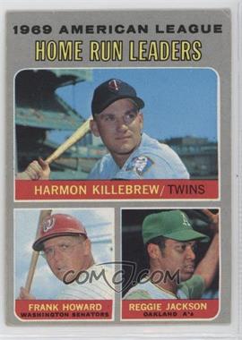 1970 Topps - [Base] #66 - League Leaders - Frank Howard, Reggie Jackson, Harmon Killebrew