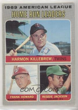 1970 Topps - [Base] #66 - League Leaders - Frank Howard, Reggie Jackson, Harmon Killebrew