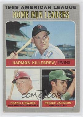 1970 Topps - [Base] #66 - League Leaders - Frank Howard, Reggie Jackson, Harmon Killebrew