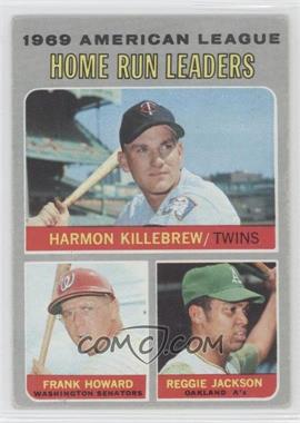 1970 Topps - [Base] #66 - League Leaders - Frank Howard, Reggie Jackson, Harmon Killebrew [Good to VG‑EX]