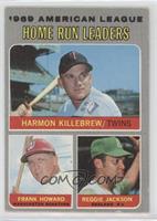 League Leaders - Frank Howard, Reggie Jackson, Harmon Killebrew