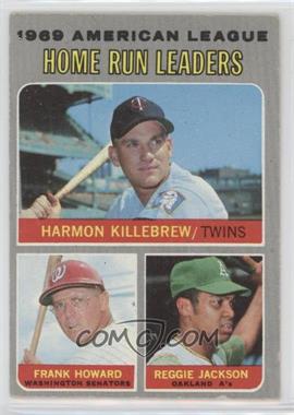 1970 Topps - [Base] #66 - League Leaders - Frank Howard, Reggie Jackson, Harmon Killebrew