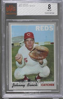 1970 Topps - [Base] #660 - High # - Johnny Bench [BVG 8 NM‑MT]