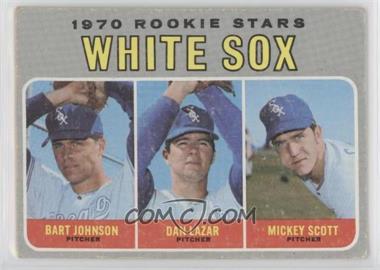 1970 Topps - [Base] #669 - High # - Bart Johnson, Dan Lazar, Mickey Scott [Good to VG‑EX]