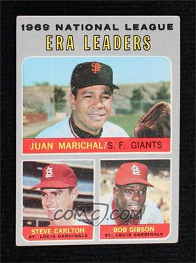 1970 Topps - [Base] #67 - League Leaders - Juan Marichal, Steve Carlton, Bob Gibson [Good to VG‑EX]