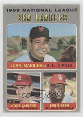 1970 Topps - [Base] #67 - League Leaders - Juan Marichal, Steve Carlton, Bob Gibson [Poor to Fair]