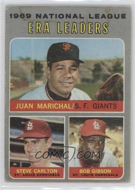 1970 Topps - [Base] #67 - League Leaders - Juan Marichal, Steve Carlton, Bob Gibson [Poor to Fair]