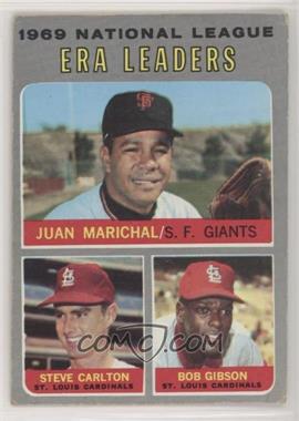 1970 Topps - [Base] #67 - League Leaders - Juan Marichal, Steve Carlton, Bob Gibson [Good to VG‑EX]