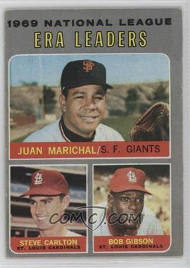 1970 Topps - [Base] #67 - League Leaders - Juan Marichal, Steve Carlton, Bob Gibson [Good to VG‑EX]