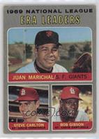 League Leaders - Juan Marichal, Steve Carlton, Bob Gibson [Good to VG…