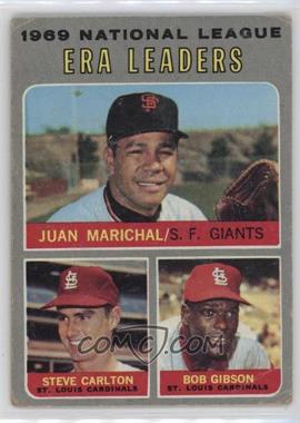 1970 Topps - [Base] #67 - League Leaders - Juan Marichal, Steve Carlton, Bob Gibson [Good to VG‑EX]