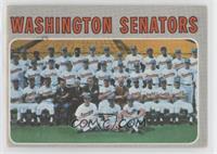 High # - Washington Senators Team