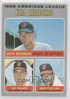 League Leaders - Dick Bosman, Jim Palmer, Mike Cuellar [Noted]