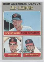 League Leaders - Dick Bosman, Jim Palmer, Mike Cuellar [Noted]